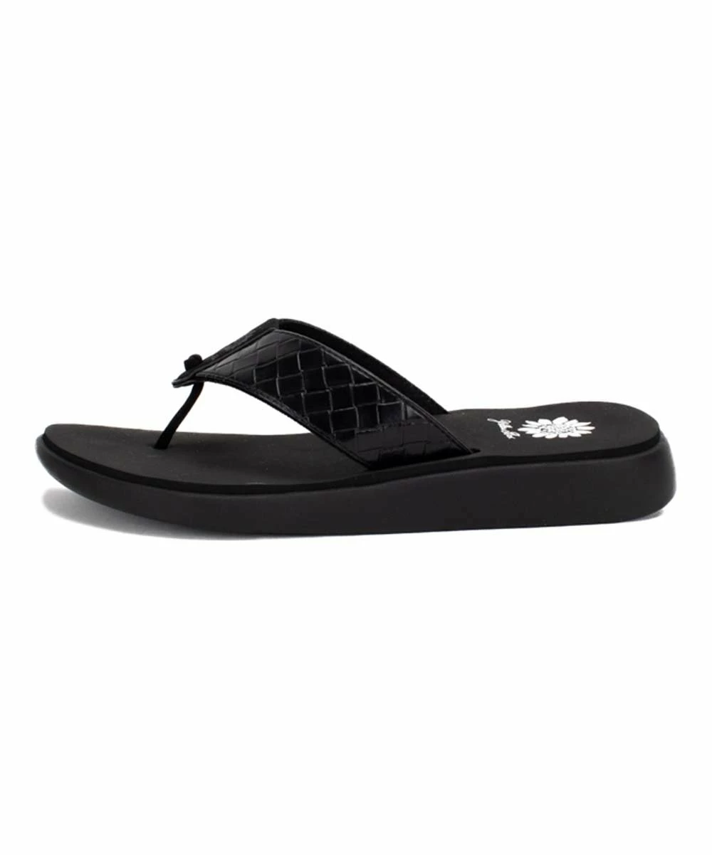 Budget β Yellow Box π Shoes Black Interlaced Ganesah π©΄ Sandal - π© Women π - Image 2