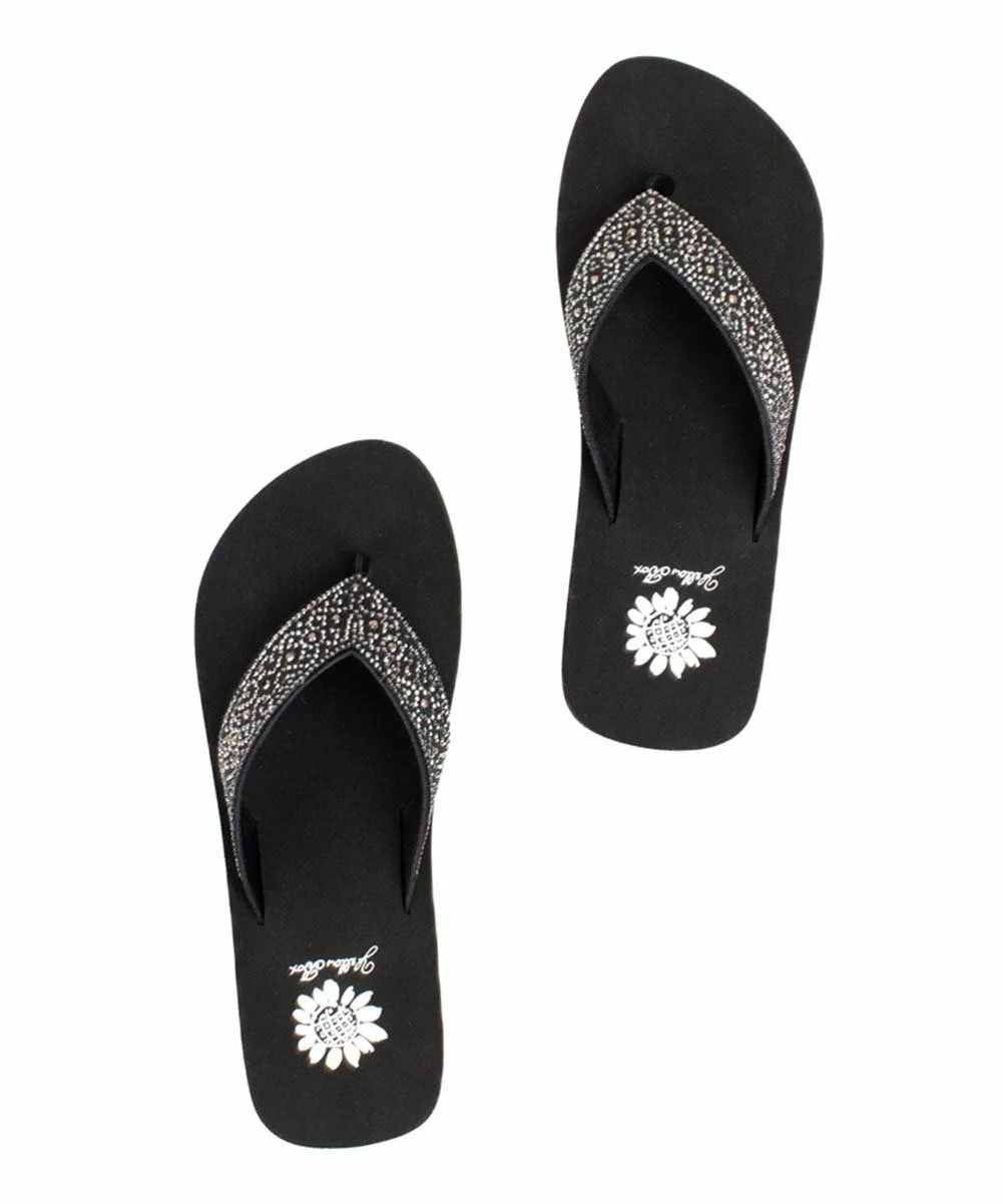 Wholesale π€© Yellow Box π Shoes Black Jadzee Leather π©΄ Sandal - π© Women π - Image 3