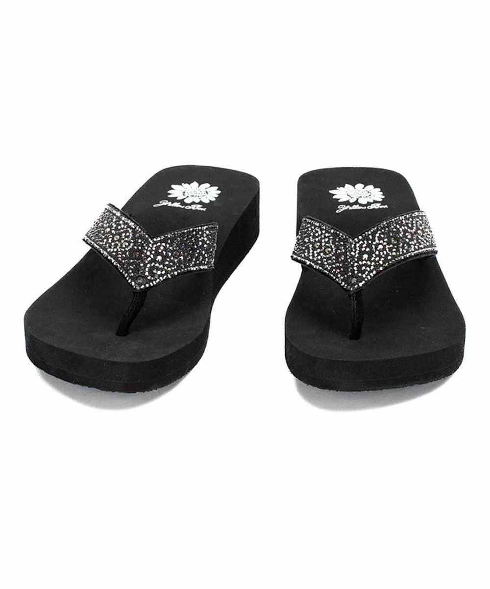 Wholesale π€© Yellow Box π Shoes Black Jadzee Leather π©΄ Sandal - π© Women π - Image 4