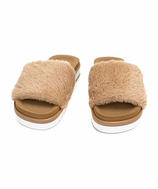 Discount β Yellow Box π Shoes Tan Plush Terisa π©΄ Sandal - π© Women π₯° - Image 3