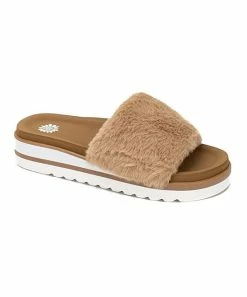 Discount β Yellow Box π Shoes Tan Plush Terisa π©΄ Sandal - π© Women π₯°