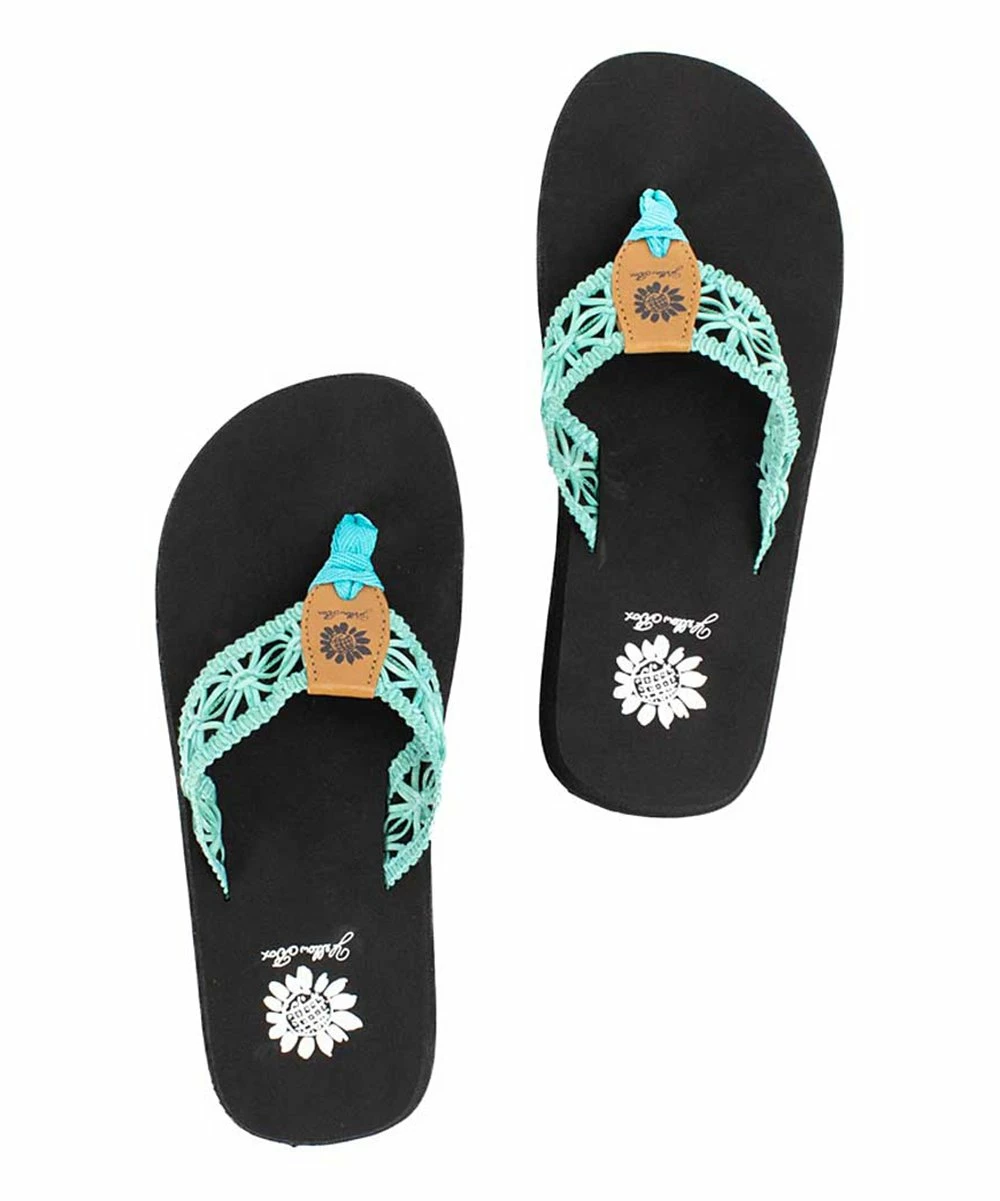 New β Yellow Box π Shoes Teal Woven Lisabet π©΄ Sandal - π© Women π₯° - Image 3